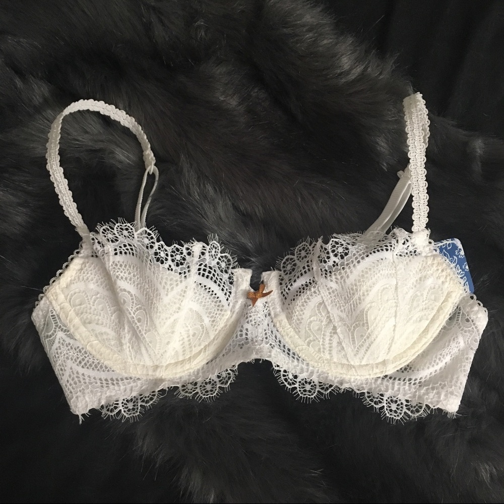 Free People Lace Balconet Bra